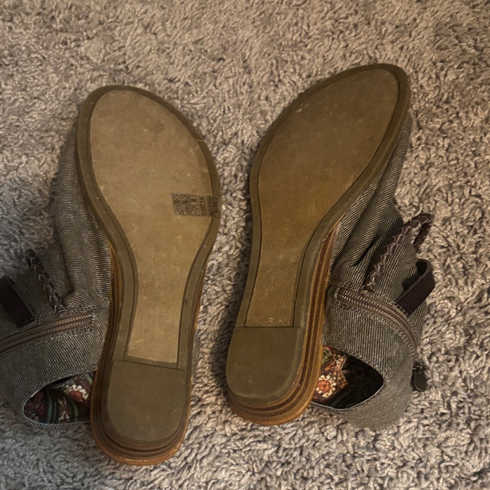 Blowfish Gray and Brown Sandals - Picture 6 of 6